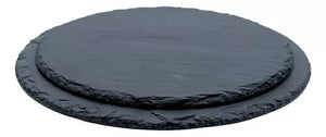 Pizarra Piedra Volcanica Circular 26 cm